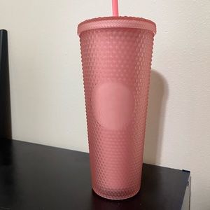 Starbucks Brand New pink studded tumblr